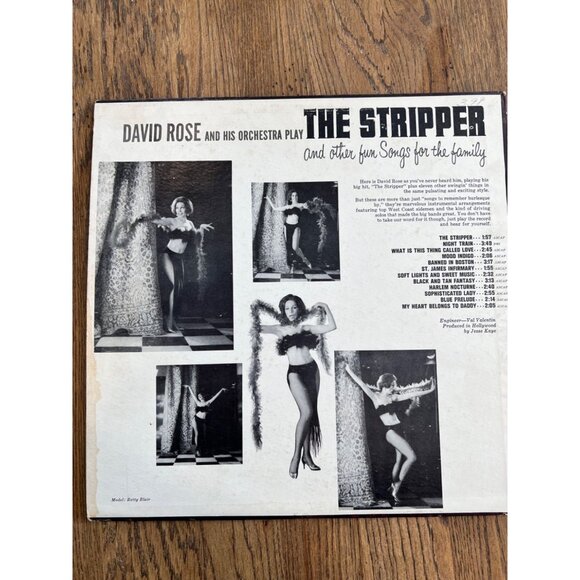 David Rose & His Orchestra Play "The Stripper" Vinyl Record E4062 - Picture 2 of 4